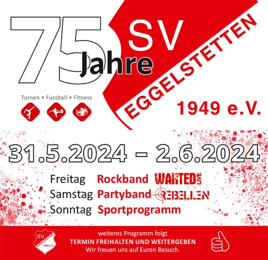 75 Jahre SV Eggelstetten